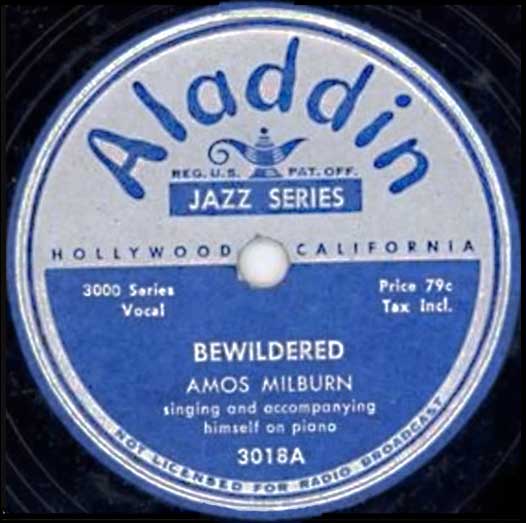 Aladdin 3018A record label