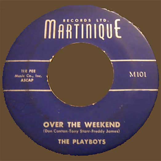 MartiniquE M101 record Label, The Playboys