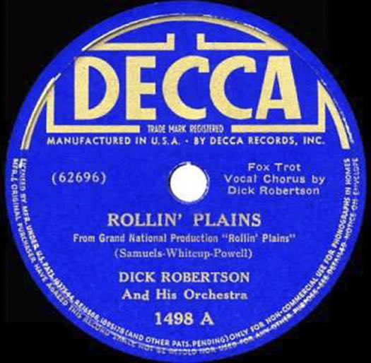 Decca 1498A-Dick Robertson