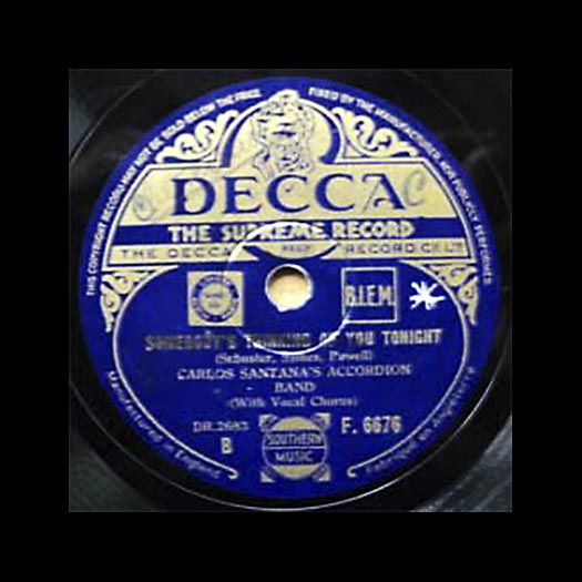 Decca F. 6676 Carlos Santana Accordion Band