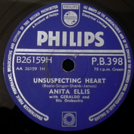 UnsuspectingHeart-AnitaEllis-Philips B26159H record label