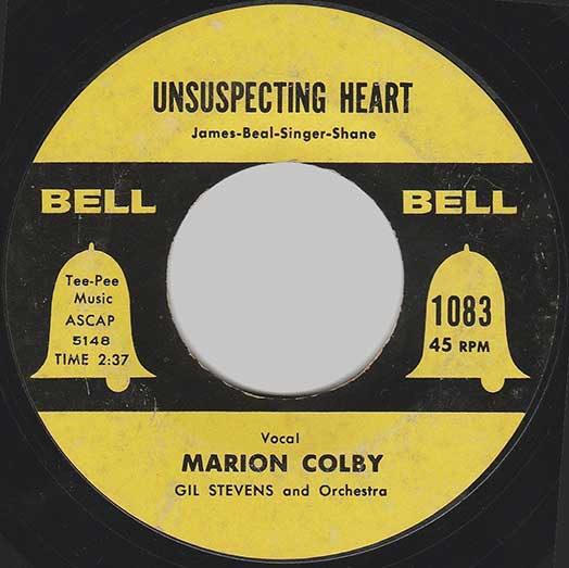 Bell 1083 record label, Marion Colby