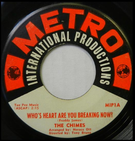 Metro MIP1A record label, The Chimes