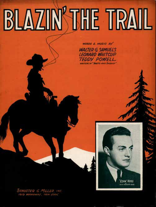 Blazin The Trail sheetmusic w/Ezra Ross