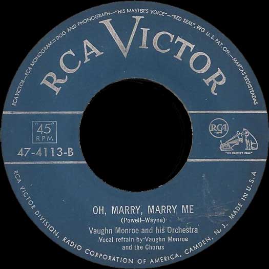 RCA Victor 47-4113-B, Vaughn Monroe Orchestra