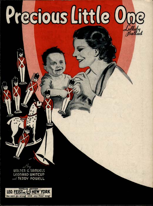 Precious Little One-Sheetmusic, mother, child, toy soldiers 