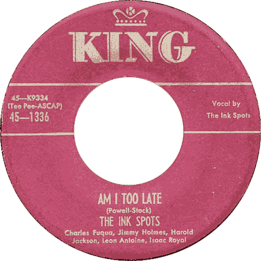 King 45-1336 record label