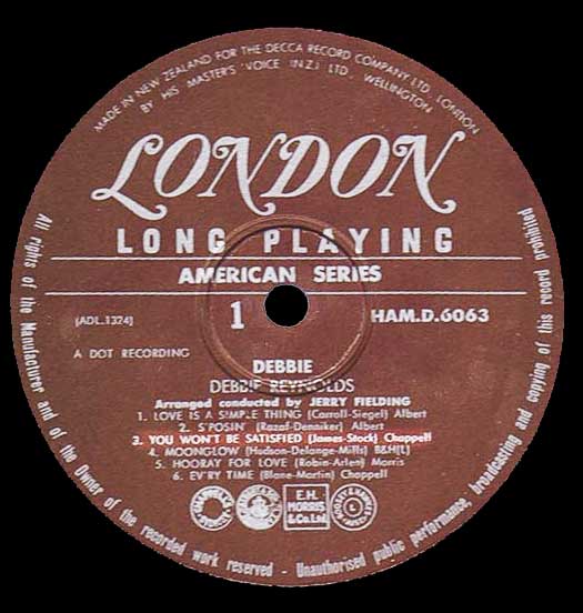 London LP HAM.D.6063-DebbieReynolds