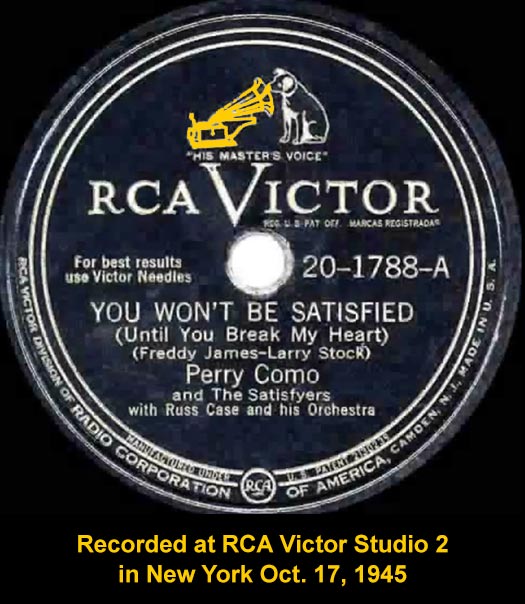 RCA Victor 20-1788-A Perry Como